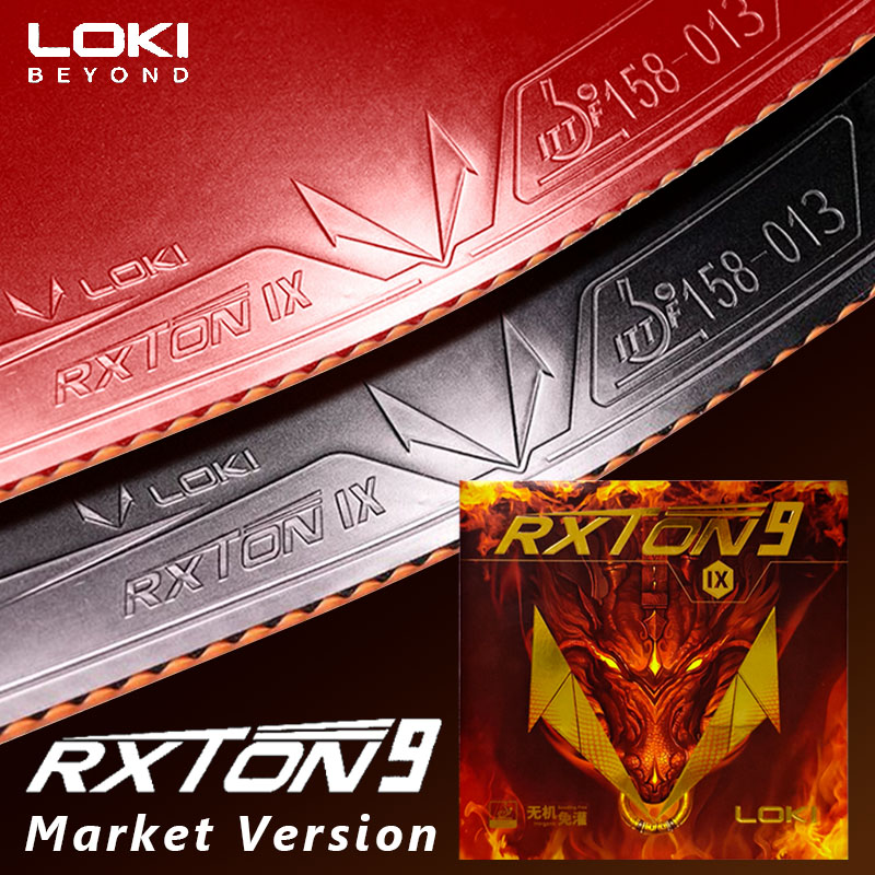 Table Tennis Loki - LOKI RXTON 9 テーブルテニスラバー マーケットバージョン 粘着性のあるピンポンラバーシート