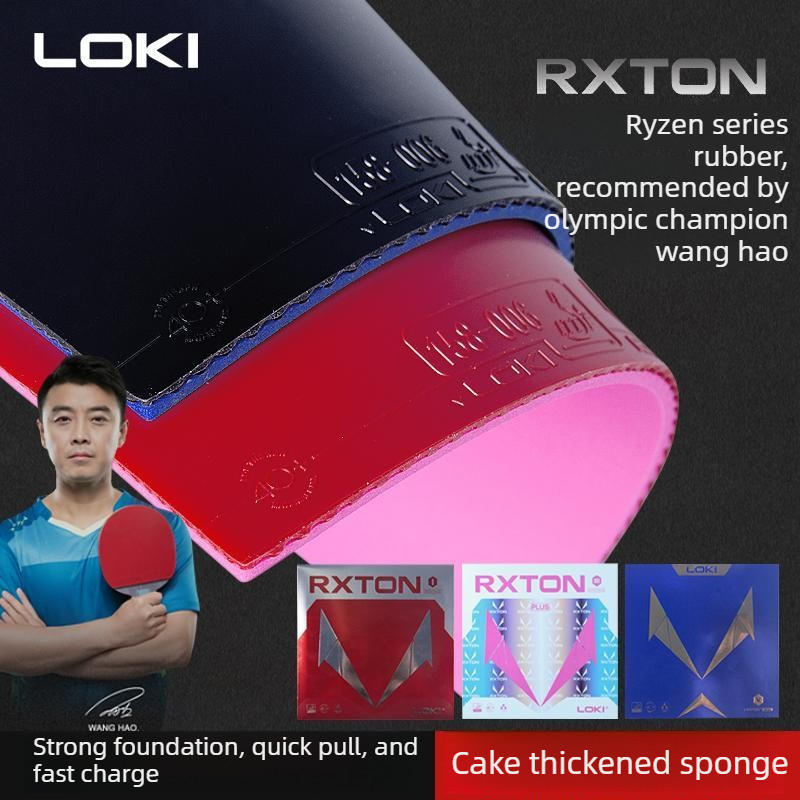 Table Tennis Loki - オリジナル LOKI RXTON 1 卓球ラバー粘着ラバーオールラウンドスピンコントロールピンポンスポンジオリジナル Loki