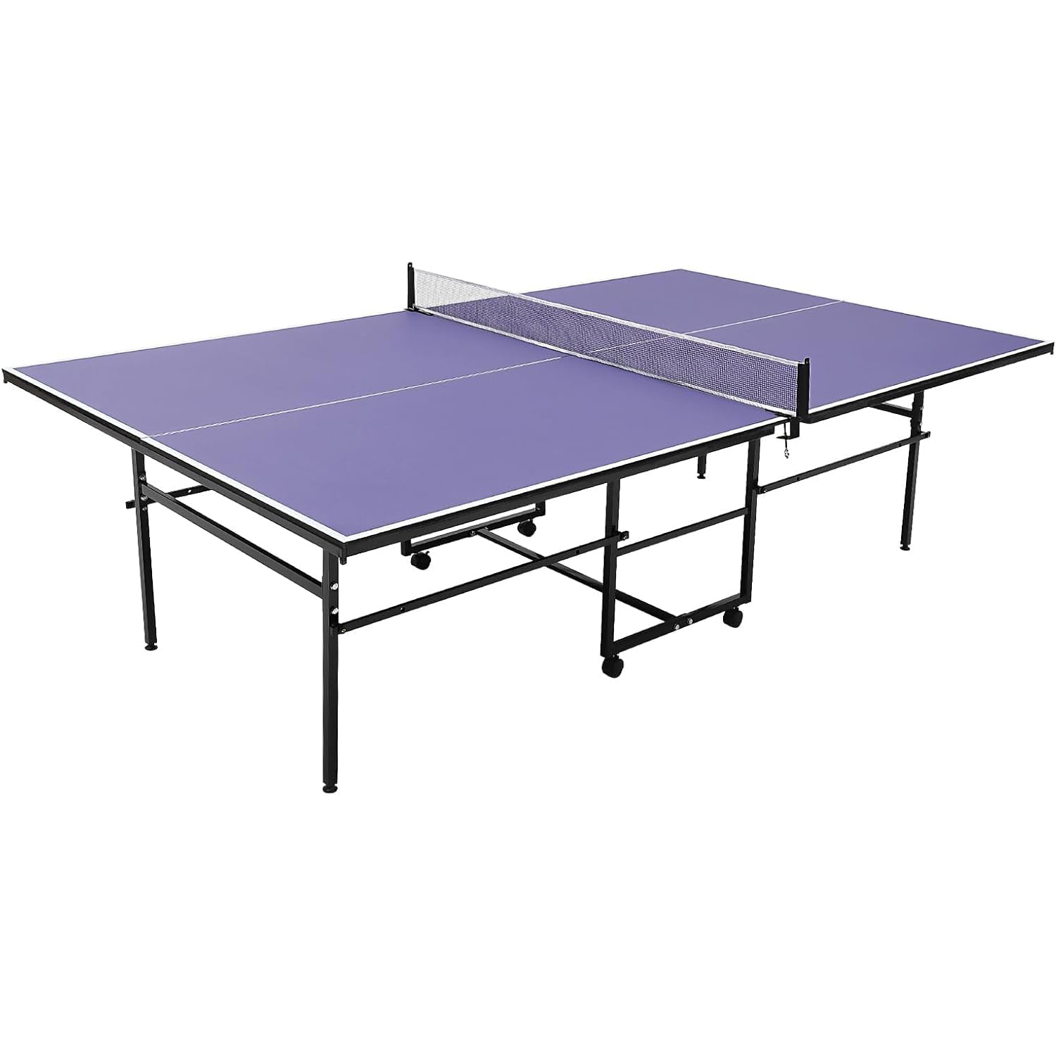8フィートのポータブル卓球台、大人とティーン向けのプロ仕様ゲ - Table Tennis Olympics のレビューと価格