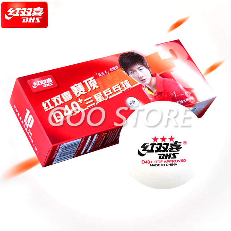 DHS 3 スター D40+ 卓球ボール 3 スター新素材  - Table Tennis Olympics のレビューと価格